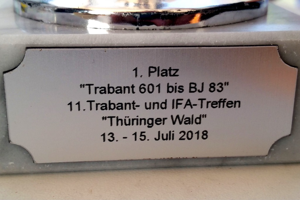 11. Trabant- und IFA-Treffen Thüringer Wald, Juli 2018